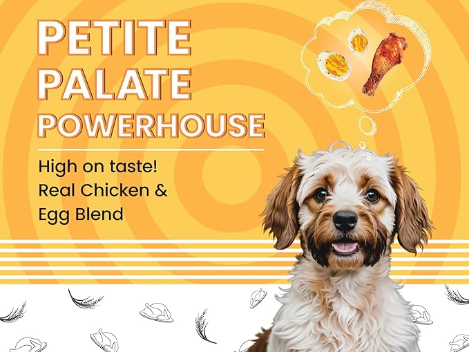 BARK OUT LOUD Essentials Small & Mini Breed Adult Dog Food – Real Chicken & Egg | Gluten-Free, Prebiotics & Fish Oil for Immunity | Dry Dog Food for Shihtzu, Poodle – 3 Kg