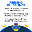 Drools Adult Cat Treat Biscuits 400g Jar | Real Chicken Flavour | Active behaviour | Oral Health | Training and Behaviour