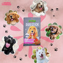JerHigh Duo Stick Dog Treats, 50 G Pouch, Human Grade Chicken, 100% Authentic Sold by Barkz & Mewz (Pack of 6, Milky Strawberry),All Life Stages