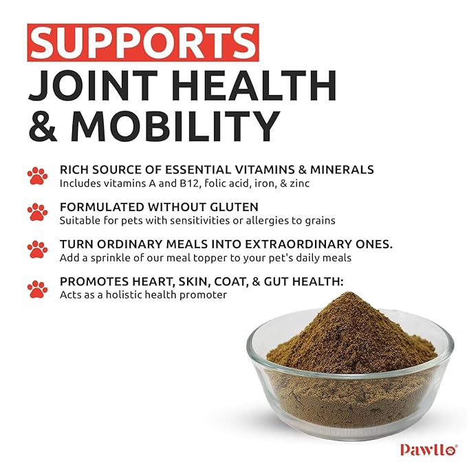 50GM- Pack 1 | Chicken Liver Meal Topper for Dogs & Cats | Natural Pet Supplement | Multivitamin Rich | Supports Joint, Gut, Skin & Heart Health | All Breeds & Life Stages | High Protein Powder