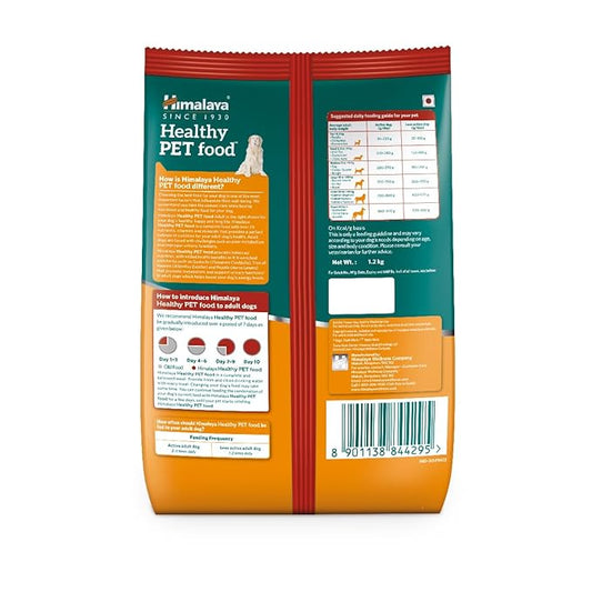 Himalaya Healthy Pet Food - Adult, Medium, 1.2 kg, Kibble, Dog