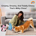 DOGAHOLIC Milky Chew Goat Milk Mini Bones Treats for Dogs, Premium Long-Lasting Chew Snacks, Rich in Calcium & Nutrients, Supports Digestive Health, Dog Treats for All Breeds, 500 g