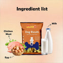 Nootie Chicken Dog Biscuits- Mixed Flavour for Adult Dogs, Protein-Rich, Highly Digestible & Nutritious | Suitable for All Breeds | 900g
