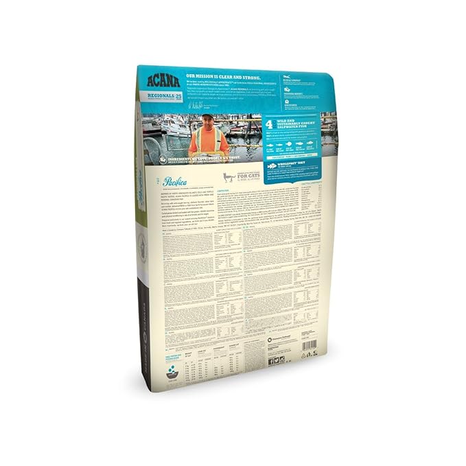 Acana Pacifica Cat, Grain Free Dry Cat Food for All Life Stages, 4.5 Kg