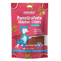 Pomegranate Chicken Sticks- 100gms | Crunchy Dog Treats | Made with Real Fruit & Chicken | Highly Nutritious | Easy to Digest | Suitable for All Dog Breeds | Pack of 1