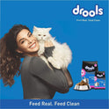 Drools Adult(+1 Year) Dry Cat Food, Ocean Fish, 3 kg + 1.2 kg Free & Kitten(1-12 Months) Dry Cat Food, Ocean Fish, 1.2kg with Free Container