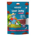 Liver Jerky - 100gms | High-Protein | Real Chicken Meat | Soft Chew Treats for Dogs & Puppies | Supports Dental Health | Dogs of All Breeds