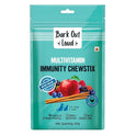 BARK OUT LOUD - Multivitamin Dog Treats, Fresh Chicken Immunity Chewstix with Omega & Zinc to Boost Health & Vitality for Dogs & Cats of All Life Stages - 100g (Pack of 1)