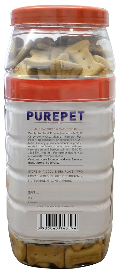 PurePet Biscuit with Real Chicken Dog Treat