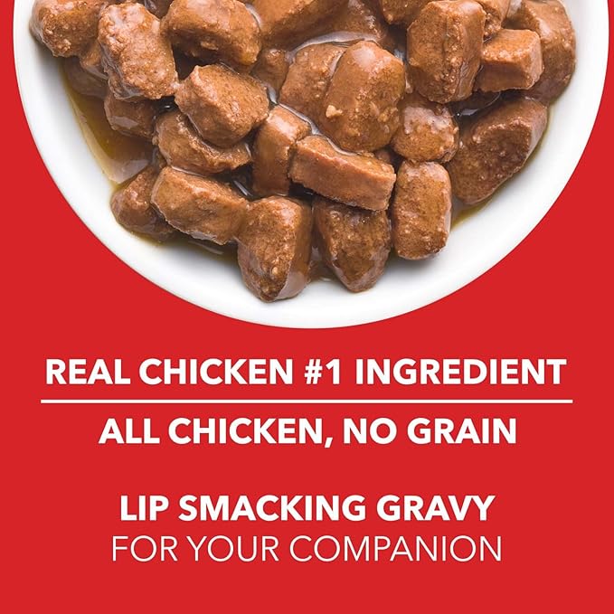 Drools Adult Wet Dog Food 4.5 kg (150g X 30) Pack of 30 | Real Chicken and Chicken Liver Chunks in Gravy | Better Digestibility and Health | Maintain Joint Health | Healthy Bones & Stronger Teeth