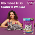 Whiskas Adult (1+ Years) Wet Cat Food, Tuna in Jelly, 80 g (Pack of 14), Hydrating Food Made With Real Fish, 100% Complete & Balanced Nutrition for Adult Cats