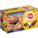 Pedigree Adult Dry Dog Food, Meat & Rice, 10kg Pack & Pedigree Adult Wet Dog Food, Chicken & Liver Chunks in Gravy, 70 g (Pack of 15)