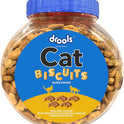Drools All Life Stages Cat Biscuit 110g Jar | Chicken Flavour | Dental Health | Lustrous Shiny Coat | Vitamins & Minerals