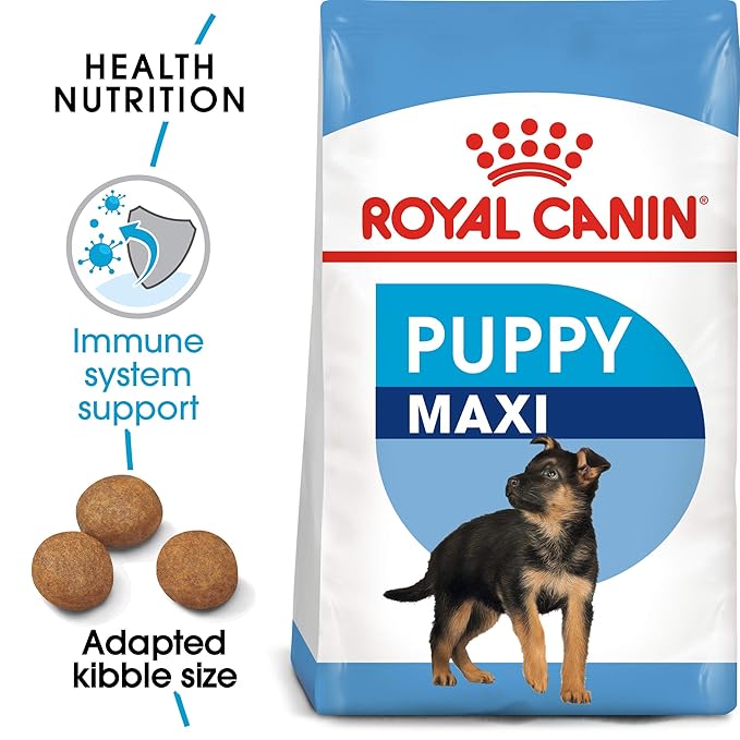 Royal Canin Maxi Puppy Food, 10 Kg, Dry Food, Supports Immune System & digestive health, Provides Long growth, moderate energy