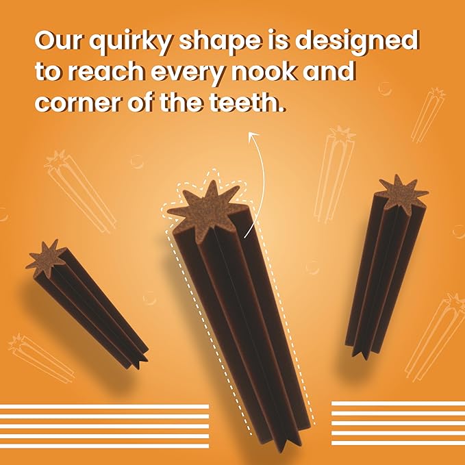 BARK OUT LOUD- Dental Sticks Adult Dog Treats | Sugar/Gluten Free | Plaque Tartar & Odour Oral Care | Fresh Smell Chicken Dog Treats - 100 Gm