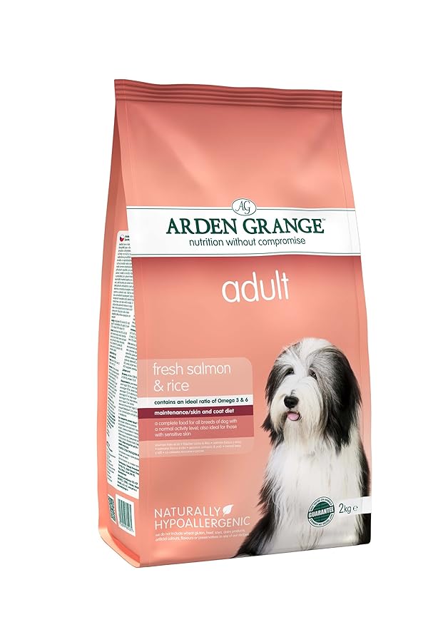 Arden Grange Granule Adult Dog Food, Salmon and Rice, 2 Kg