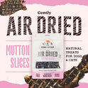 Kennel Kitchen Air Dried Dog Treats | Mutton Slices | 70g (Pack of 1) | Grain Free Natural Treats | Single Ingredient | Preservative Free
