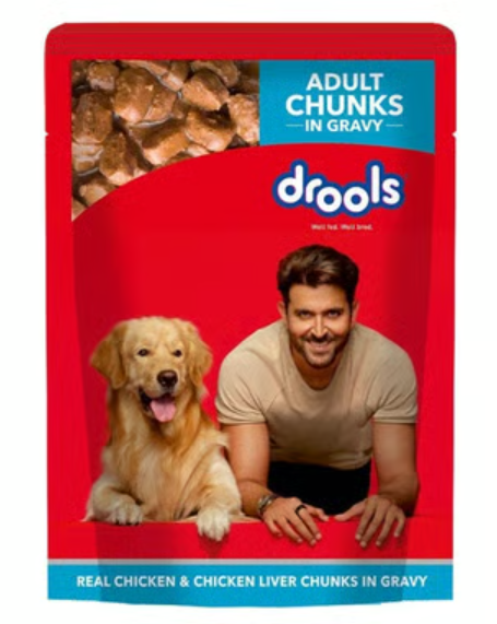 Drools Adult Dog Wet Food (Chicken Liver Chunks in Gravy)