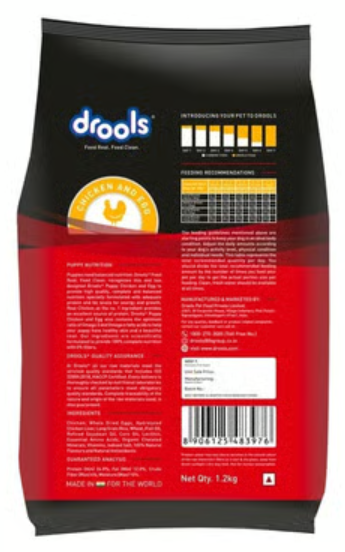 Drools Chicken & Egg Dry Puppy Food